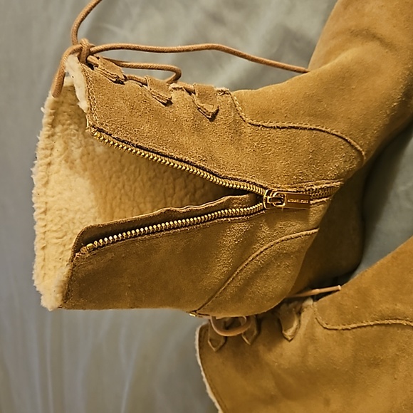 Michael Michael Kors Leather Wedge Bootie - Picture 3 of 10